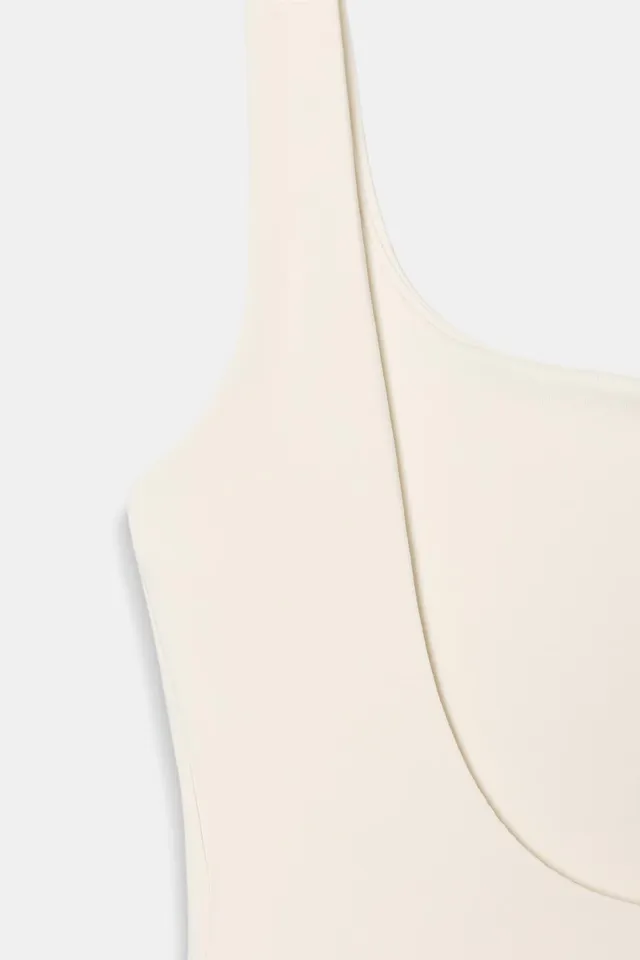 STRETCH BODYSUIT WITH SQUARE NECKLINE – image 6