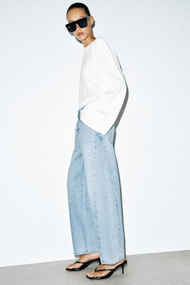 Z1975 HIGH-WAIST SEAMED BARREL JEANS – image 5