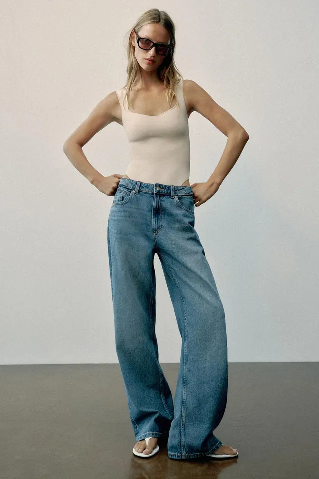 STRETCH SQUARE NECK BODYSUIT