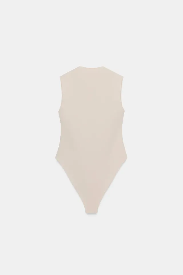 STRETCH SQUARE NECK BODYSUIT – image 9