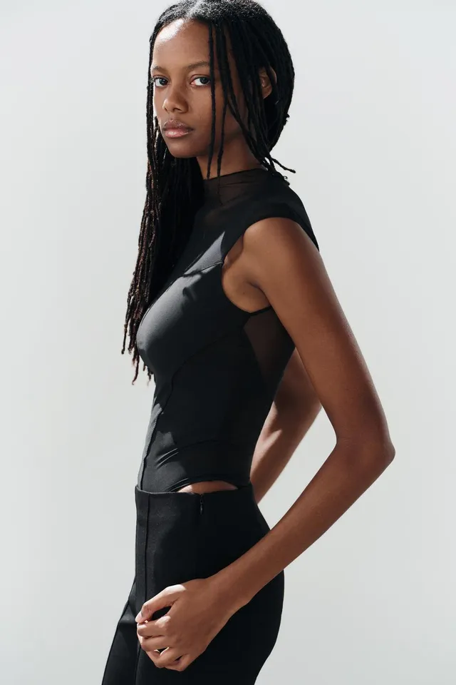 COMBINED TULLE BODYSUIT – image 6
