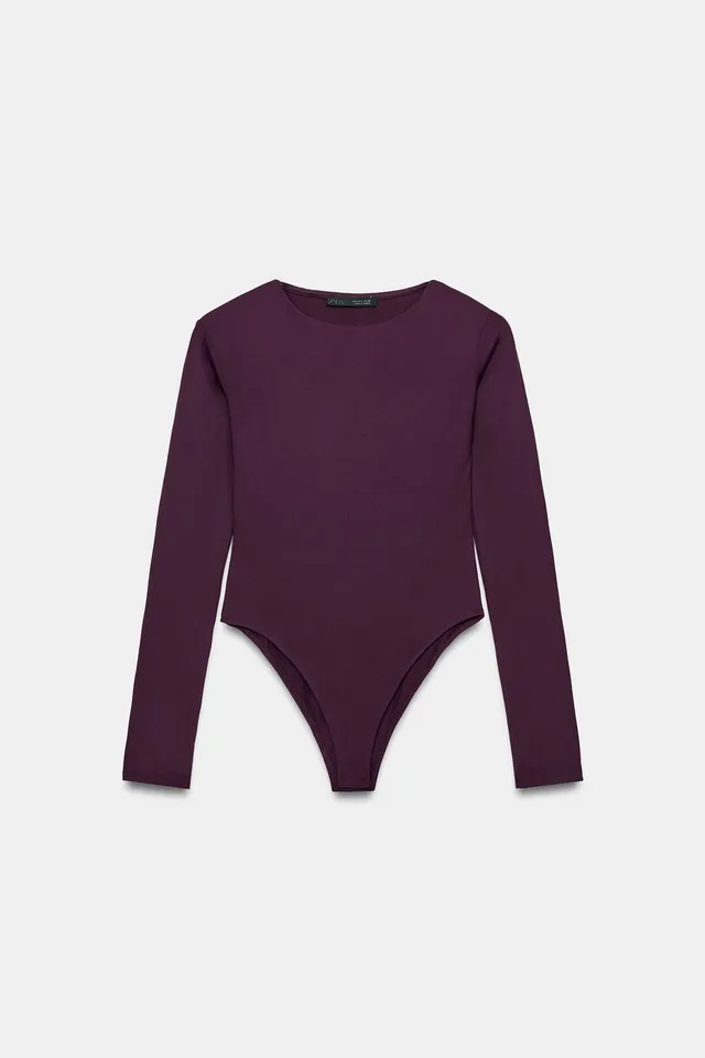 LONG SLEEVE POLYAMIDE BODYSUIT – image 7