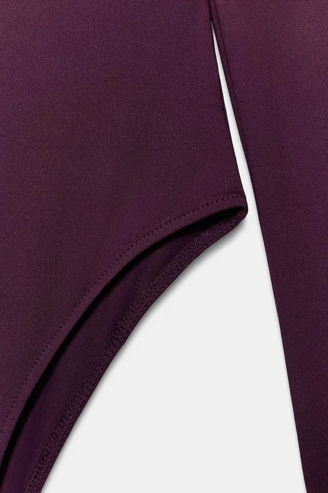 LONG SLEEVE POLYAMIDE BODYSUIT – image 9