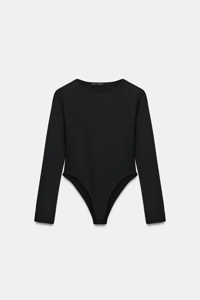 LONG SLEEVE POLYAMIDE BODYSUIT – image 6
