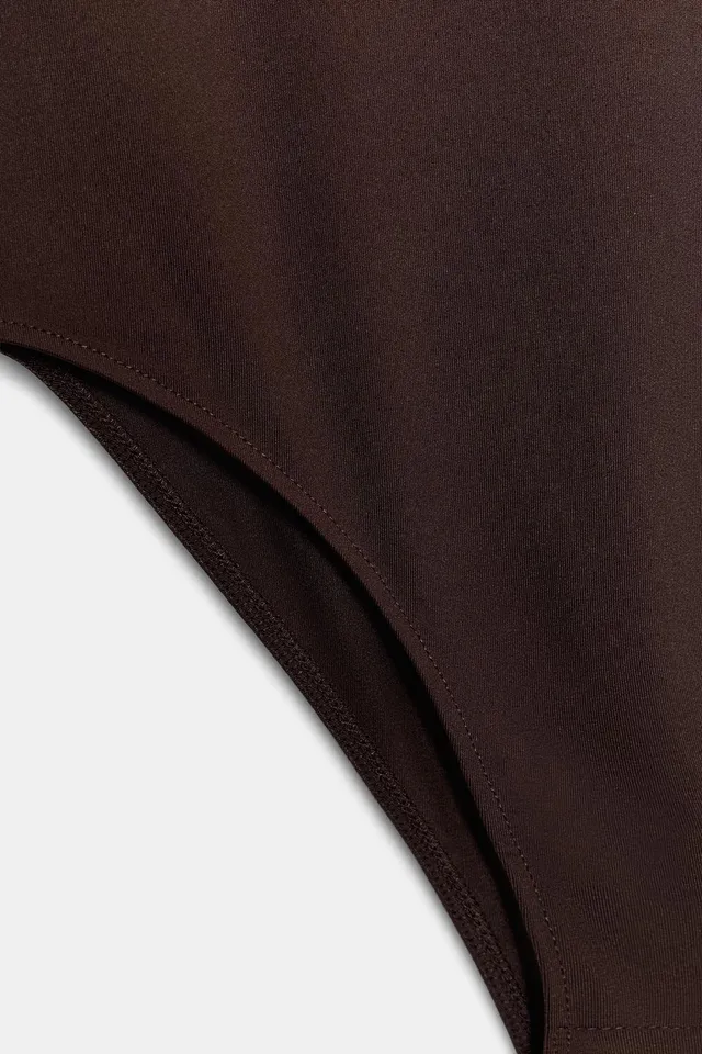 LONG SLEEVE POLYAMIDE BODYSUIT – image 4