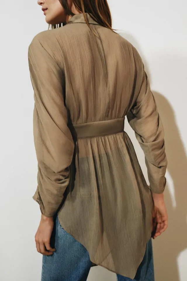 ZW COLLECTION FLOWING LACE SHIRT – image 4
