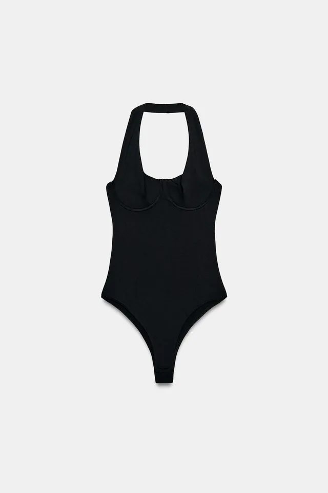 UNDERWIRED HALTER BODYSUIT – image 5