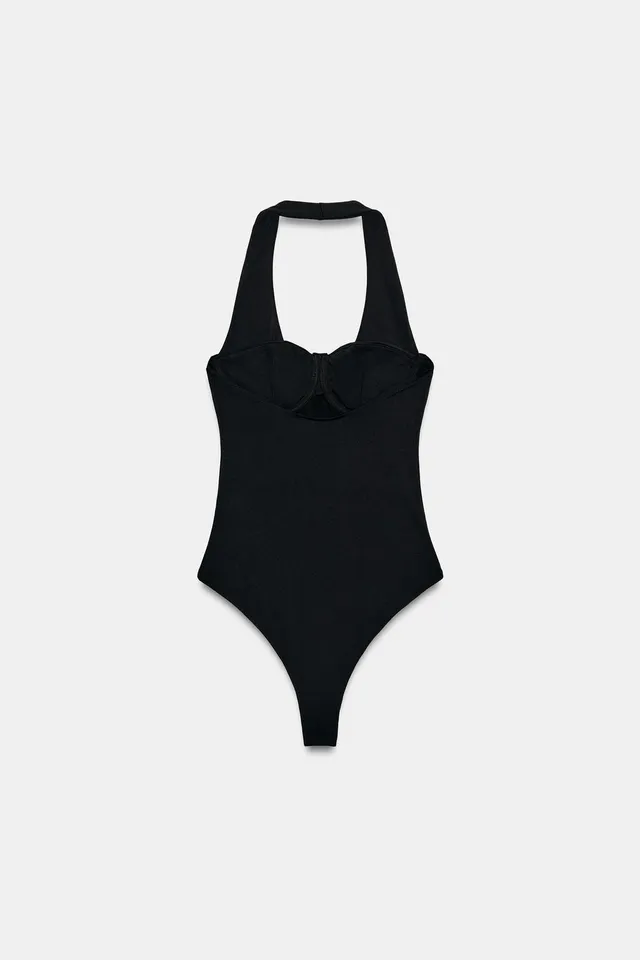 UNDERWIRED HALTER BODYSUIT – image 6
