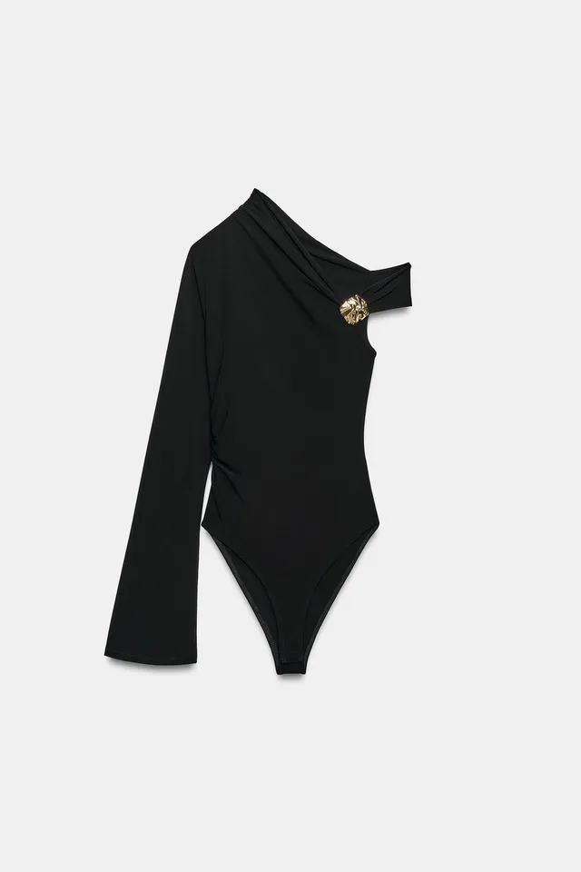 ASYMMETRIC JEWEL BODYSUIT – image 6