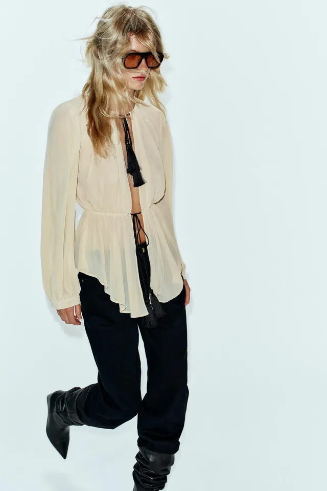 ROMANTIC POMPOM BLOUSE – image 2