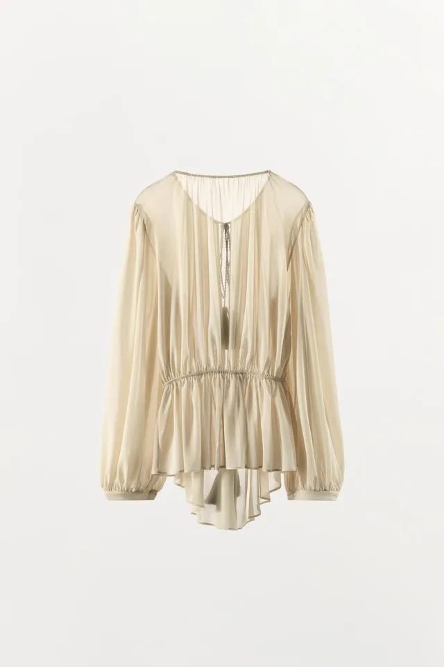 ROMANTIC POMPOM BLOUSE – image 9