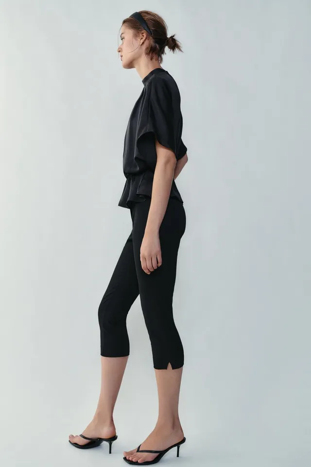 SATIN DRAPE BLOUSE – image 3