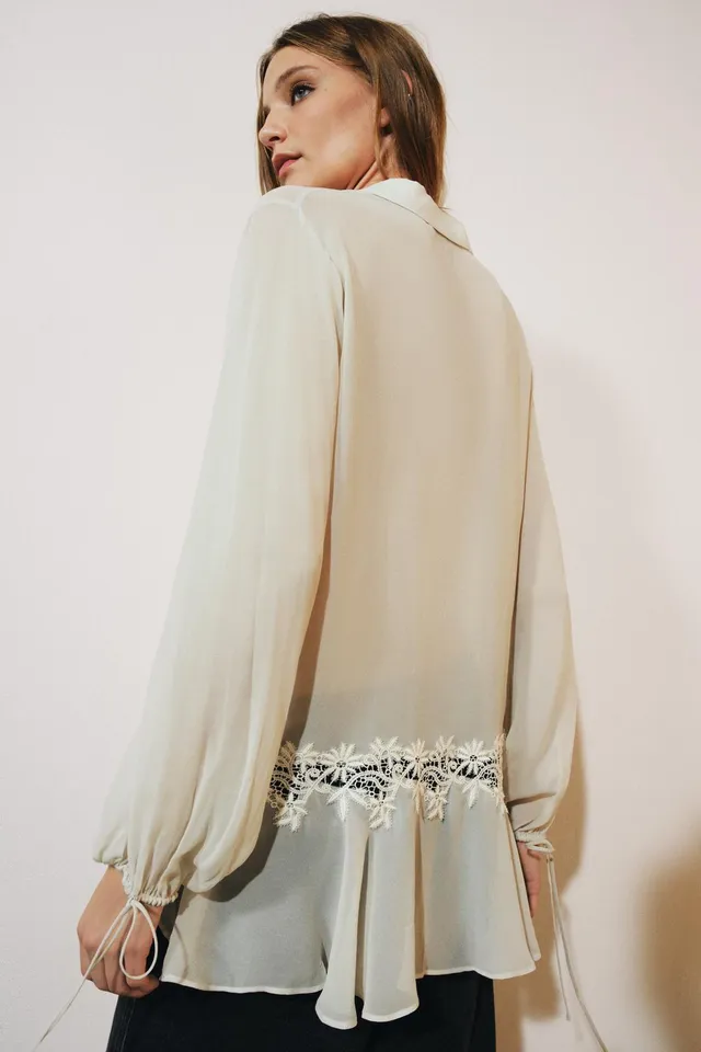 ZW COLLECTION EMBROIDERED LACE BLOUSE – image 3