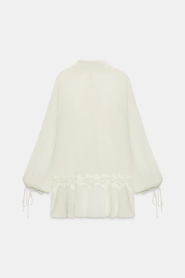 ZW COLLECTION EMBROIDERED LACE BLOUSE – image 6