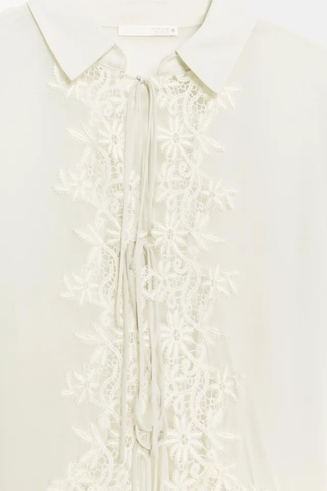 ZW COLLECTION EMBROIDERED LACE BLOUSE – image 7