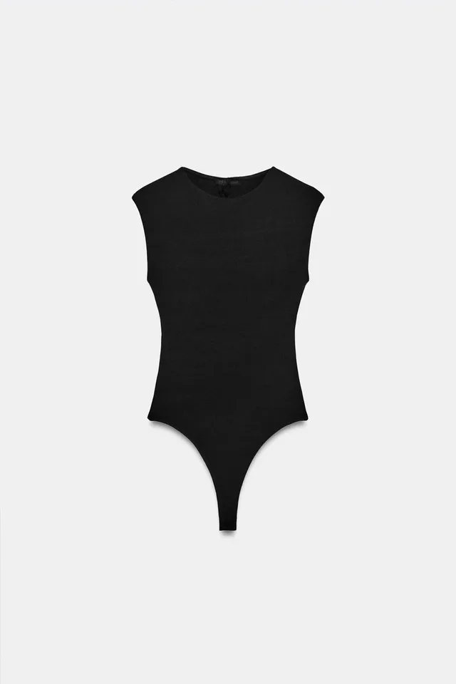LACE-BACK CUT-OUT BODYSUIT – image 5
