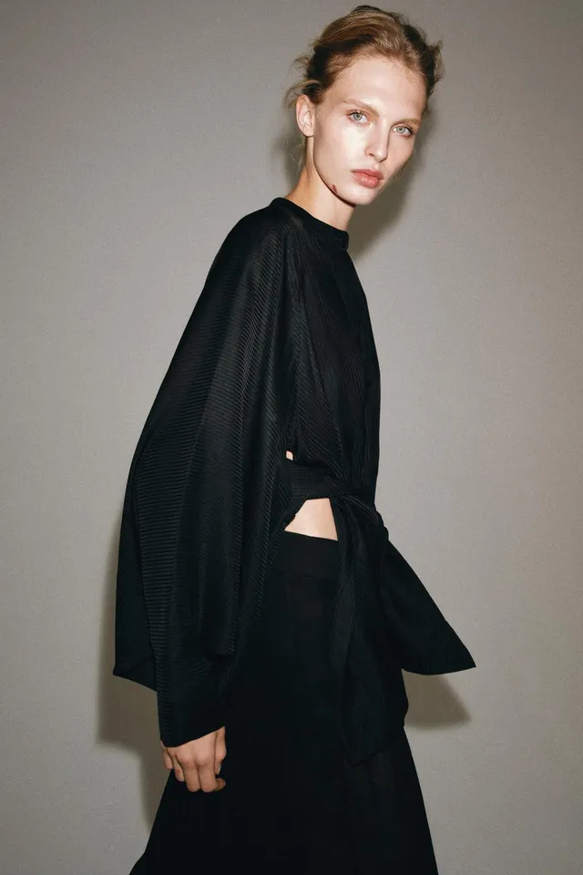 ZW COLLECTION BELTED SHIRT – image 2