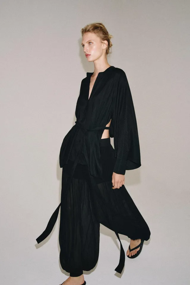 ZW COLLECTION BELTED SHIRT – image 5
