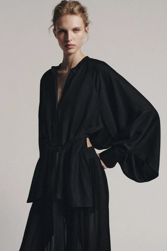 ZW COLLECTION BELTED SHIRT – image 6