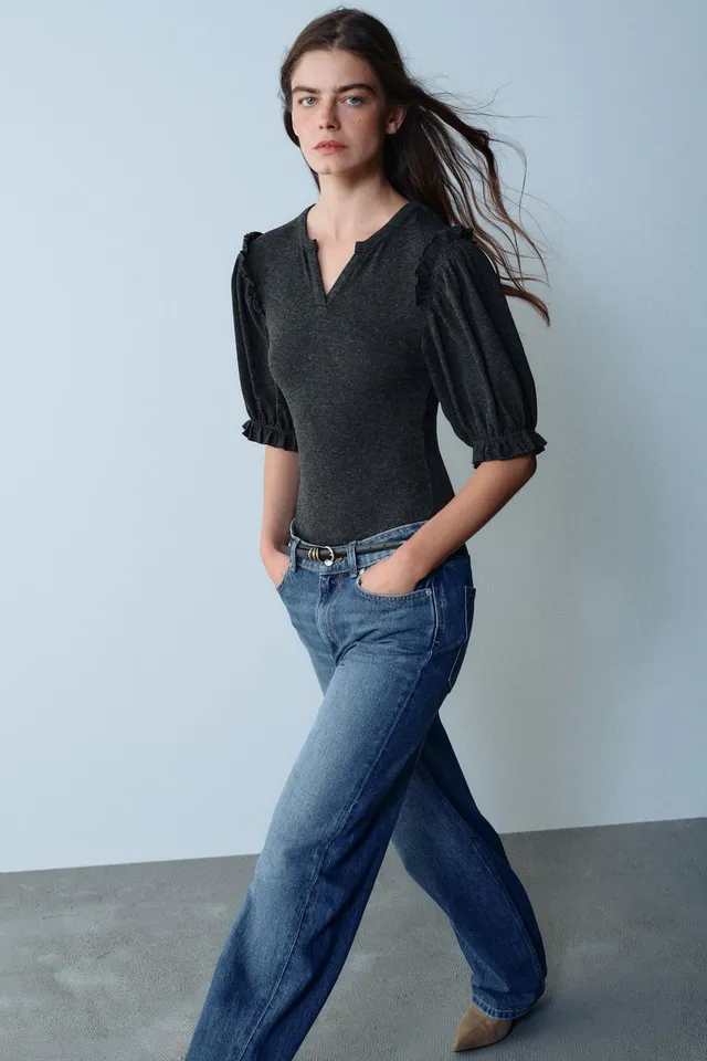 BODYSUIT WITH RUFFLES – image 4