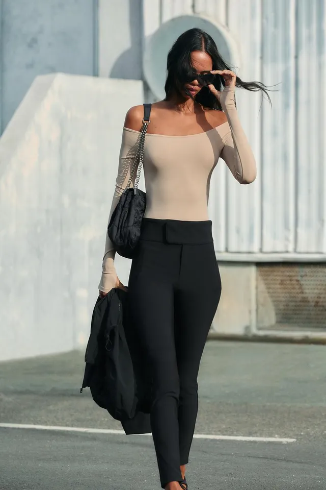 SOFT BOAT NECK BODYSUIT