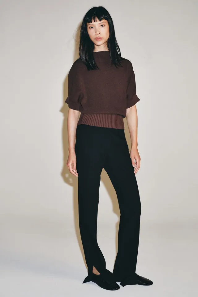 FITTED WAIST KNIT TOP – image 4