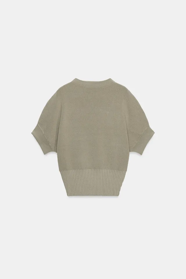FITTED WAIST KNIT TOP – image 5
