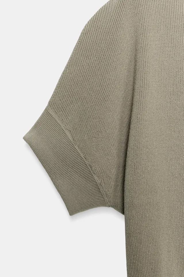 FITTED WAIST KNIT TOP – image 7