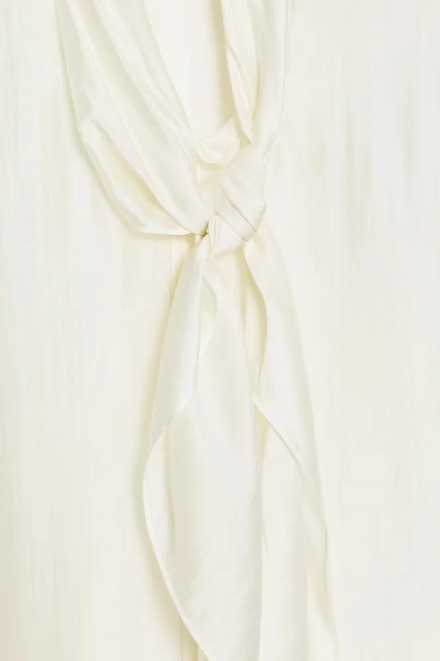 ZW COLLECTION SATIN BLOUSE WITH TIES – image 8