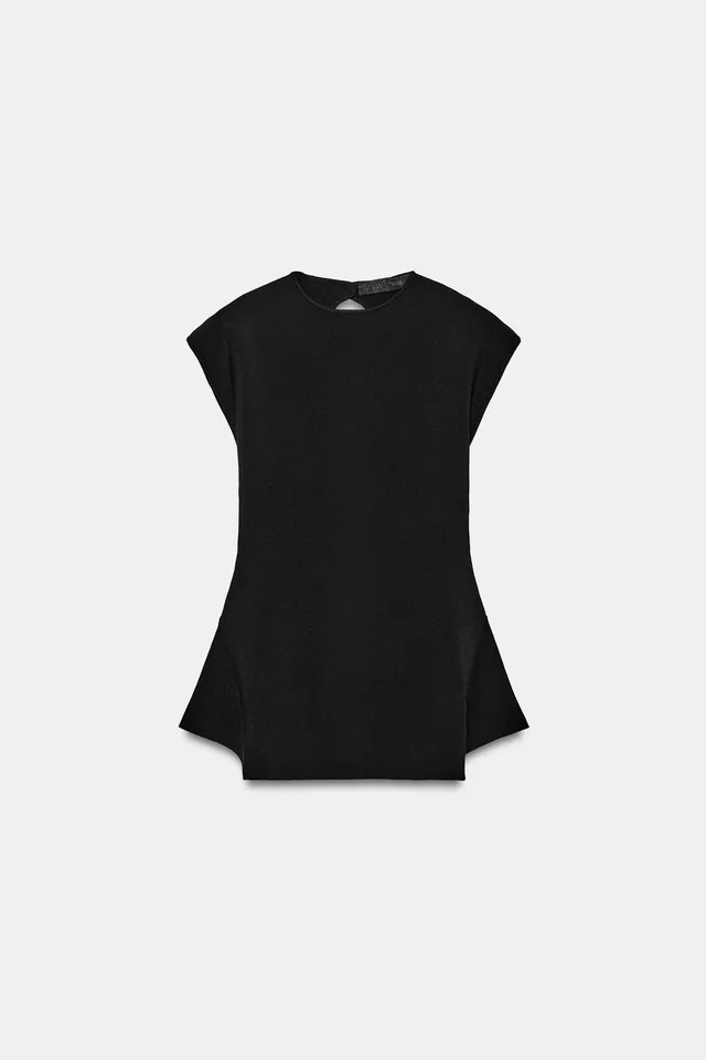 KNIT PEPLUM TOP – image 5