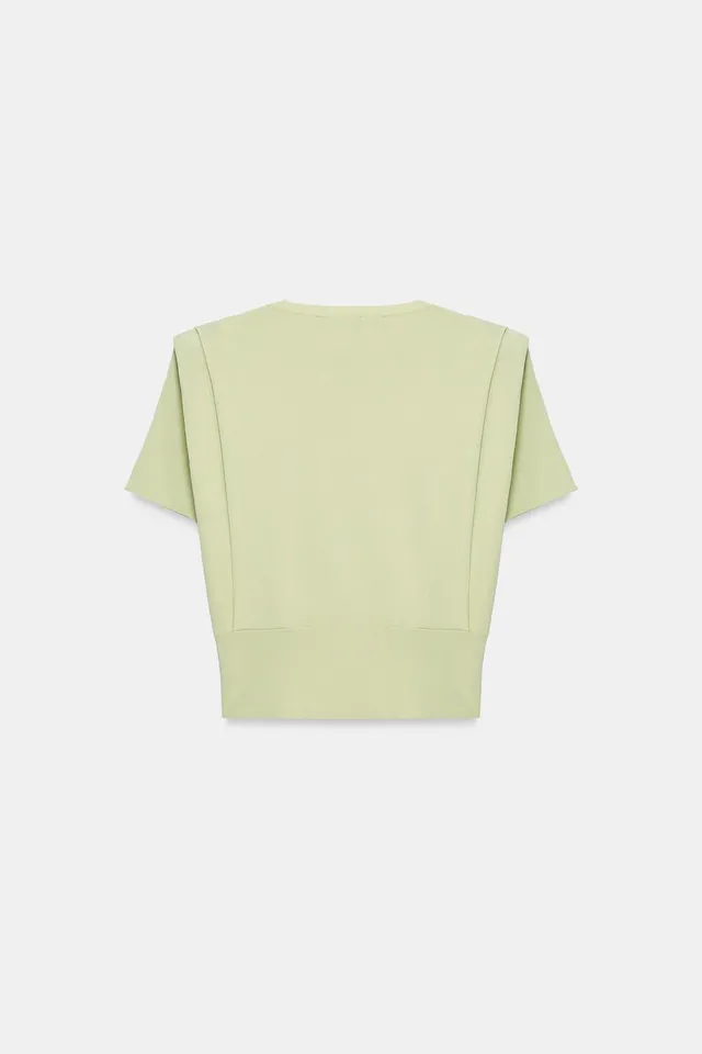 KNIT TOP WITH SHOULDER PADS – image 5