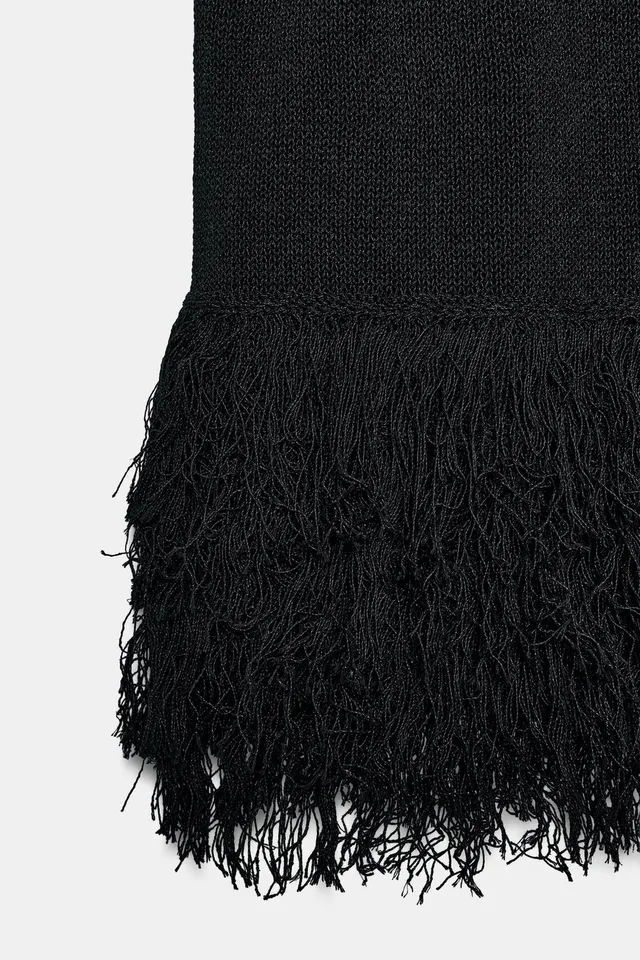 FRINGED KNIT TOP – image 7