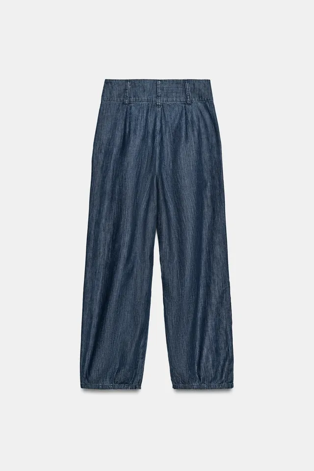BARREL TROUSERS WITH DARTS – image 6