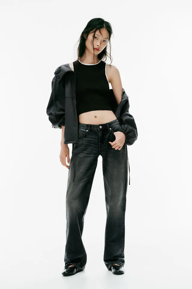 CONTRAST TRIM KNIT TOP
