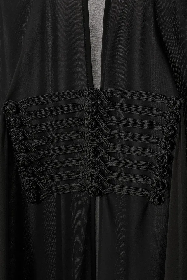 OVERSIZE FROG FASTENING BLOUSE – image 6