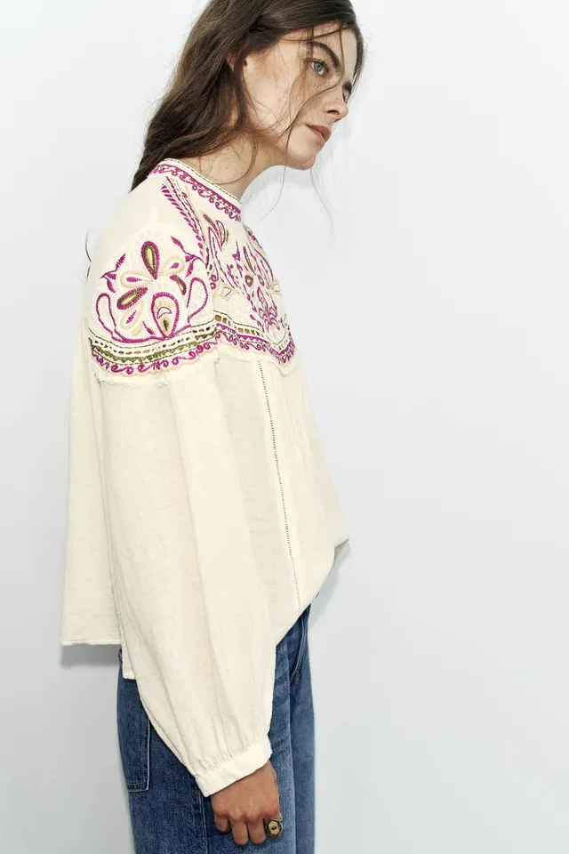 EMBROIDERED BLOUSE – image 4