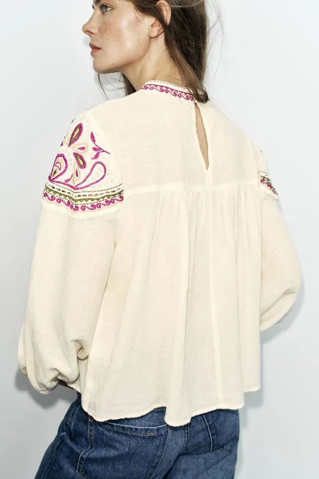EMBROIDERED BLOUSE – image 5