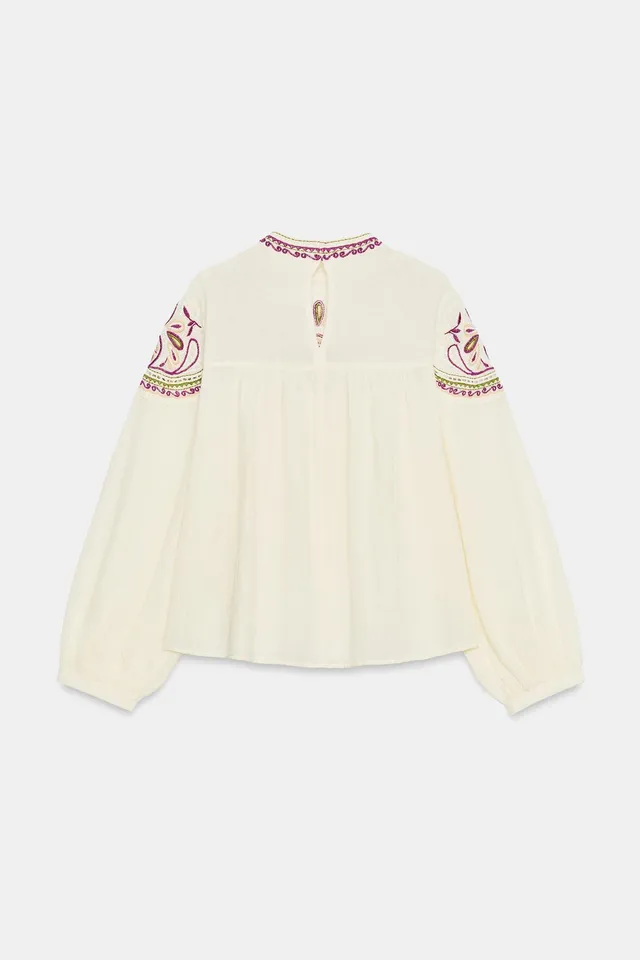 EMBROIDERED BLOUSE – image 7