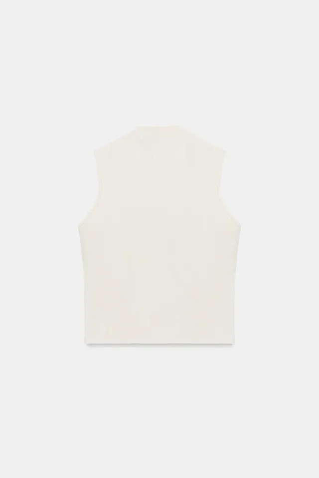 KNIT WAISTCOAT TOP WITH FROG FASTENING – image 8
