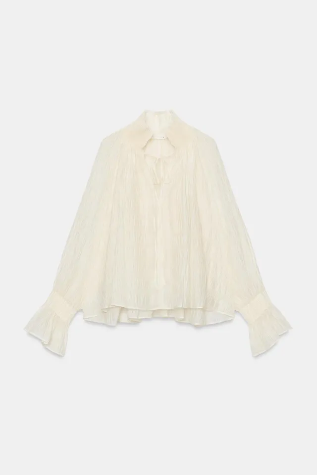 ZW COLLECTION GATHERED LYOCELL BLEND BLOUSE – image 5