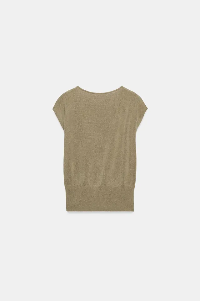 KNIT TOP WITH METALLIC TRIMS – image 9
