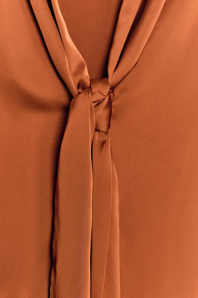 SATIN BOW BLOUSE – image 9
