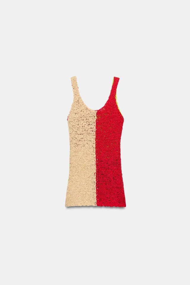 COLOUR BLOCK KNIT TOP – image 5