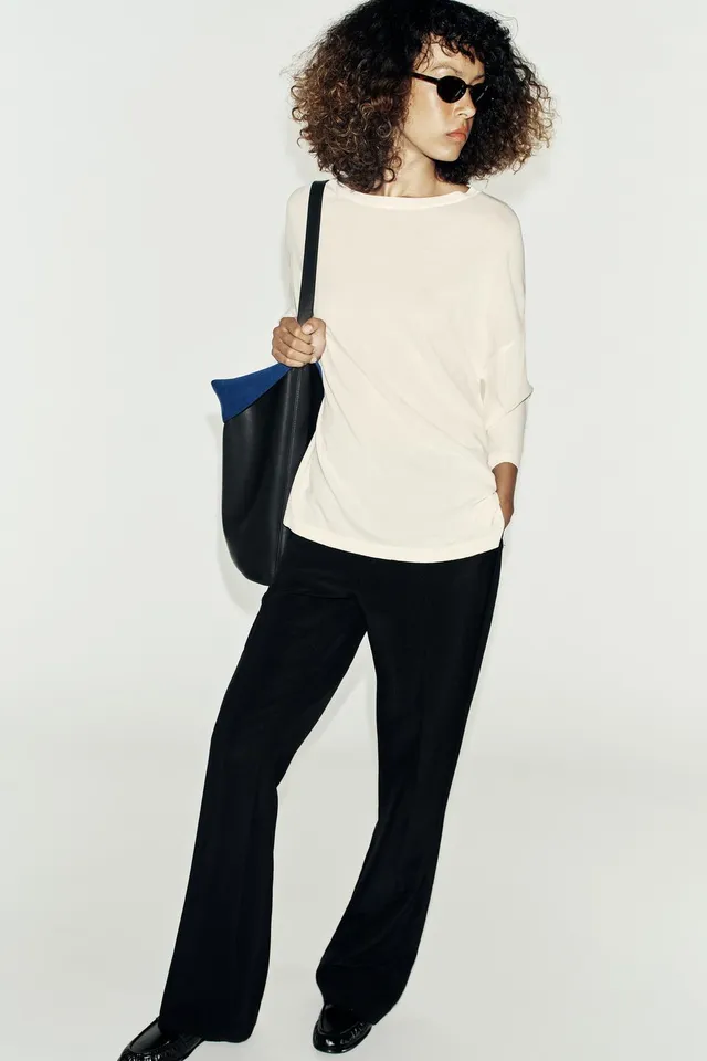 3/4 SLEEVE KNIT TOP