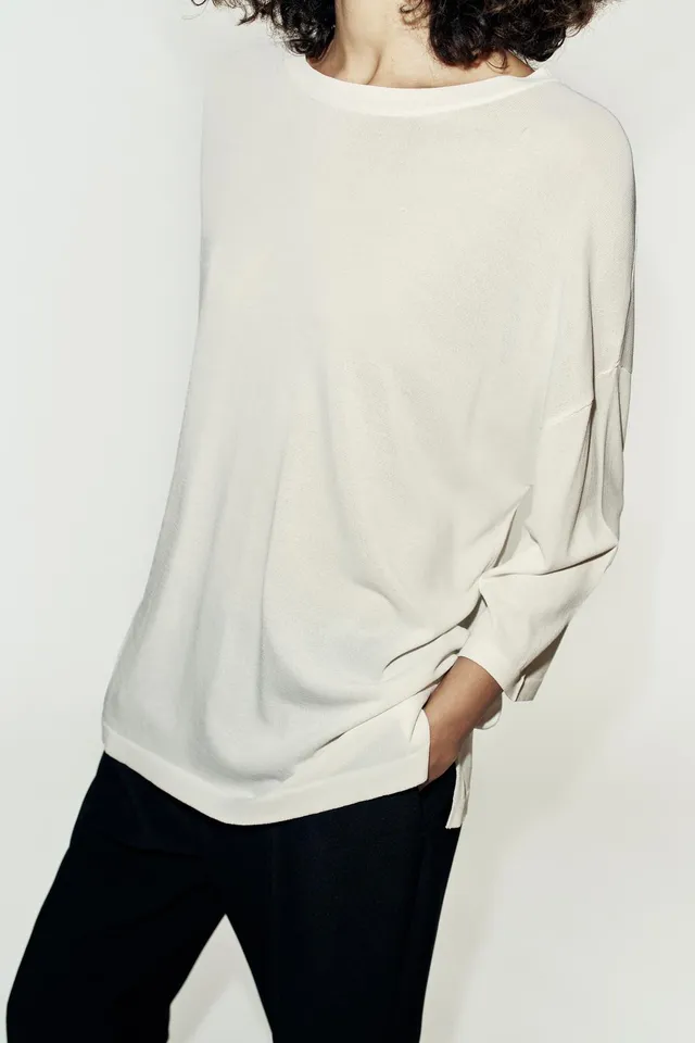 3/4 SLEEVE KNIT TOP – image 2