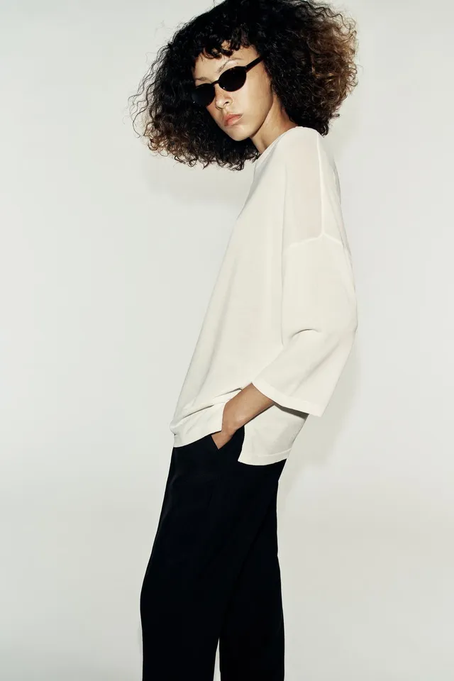 3/4 SLEEVE KNIT TOP – image 4