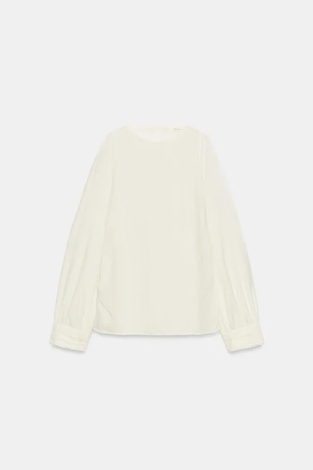 BLOUSE WITH SLEEVE VENTS – image 4