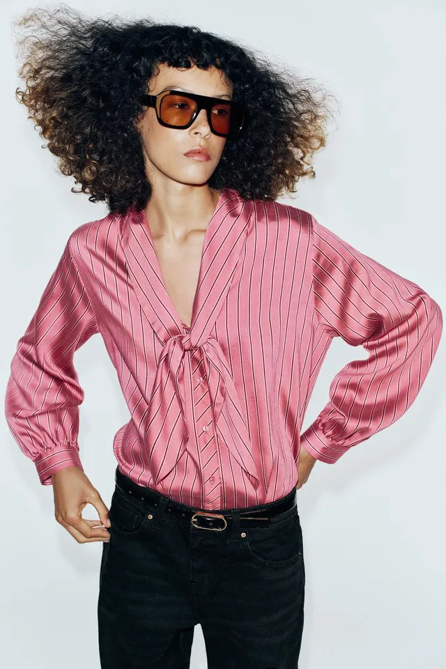STRIPED POCKET-SQUARE SHIRT – image 2