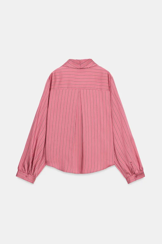 STRIPED POCKET-SQUARE SHIRT – image 7