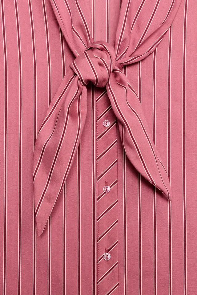 STRIPED POCKET-SQUARE SHIRT – image 8